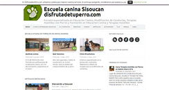 Desktop Screenshot of disfrutadetuperro.com